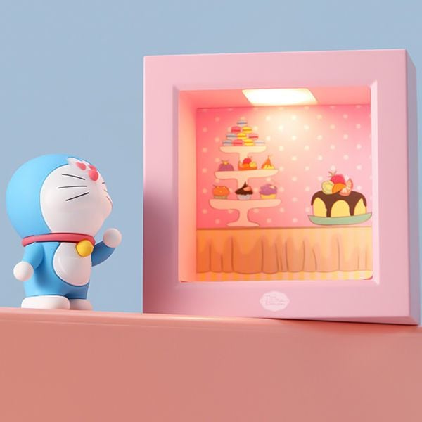 Đèn Doraemon tiệm bánh ngọt yêu thích dễ thương