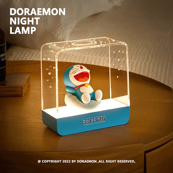 Đèn ngủ Doraemon có thể điều chỉnh ánh sáng ấm ánh sáng lạnh giá rẻ
