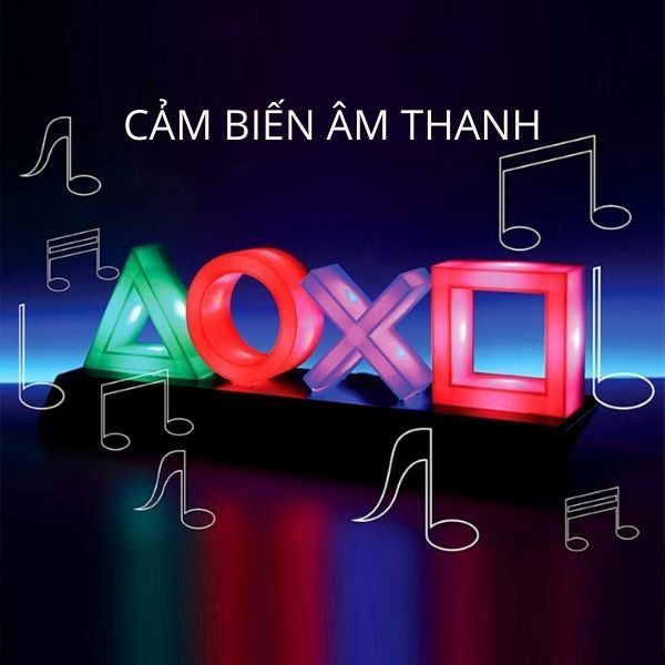 Đèn Playstation Icons light cảm biến theo nhạc