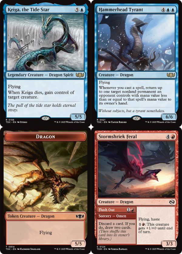 Bài Magic The Gathering Tarkir Dragonstorm Commander Deck Temur Roar phù hợp cho cả người mới và game thủ chuyên nghiệp