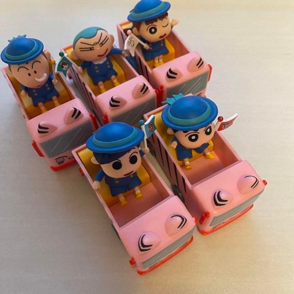 Hộp Mù Crayon Shin-chan Futaba Kindergarten Bus Re-Ment Blind Box mô hình đáng yêu, chính hãng tại nShop