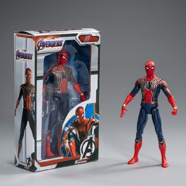 mô hình nhân vật Marvel Iron Spiderman 7 Inch ZD Toys ZM41 chính hãng thích hợp trang trí hoặc sưu tầm