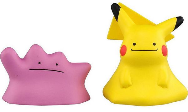 Ditto Ditto Transformed into Pikachu Pokemon Figure