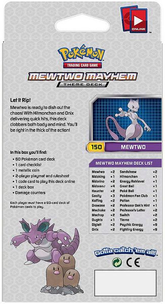 Mewtwo Mayhem Theme Deck Pokemon TCG