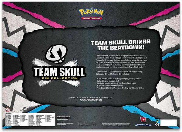 Team Skull Pin Collection Pokemon TCG