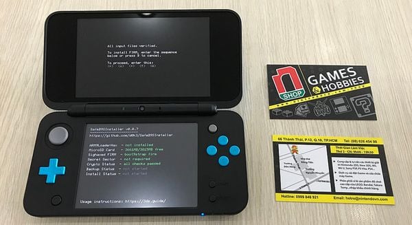 Dịch vụ bẻ khóa, hack máy dành cho máy game Nintendo 2DS, 3DS tại cửa hàng nShop