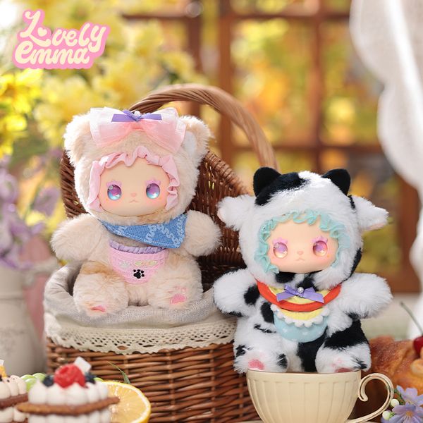 Búp bê Hộp Mù Lucky Emma Pocket Zoo Blind Box dễ thương mua trang trí bàn học làm việc kệ sách