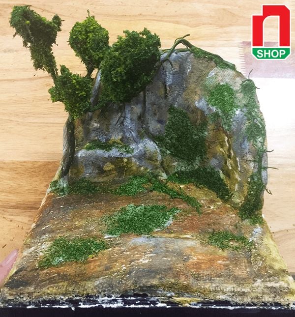 diorama Gundam cảnh thiên nhiên