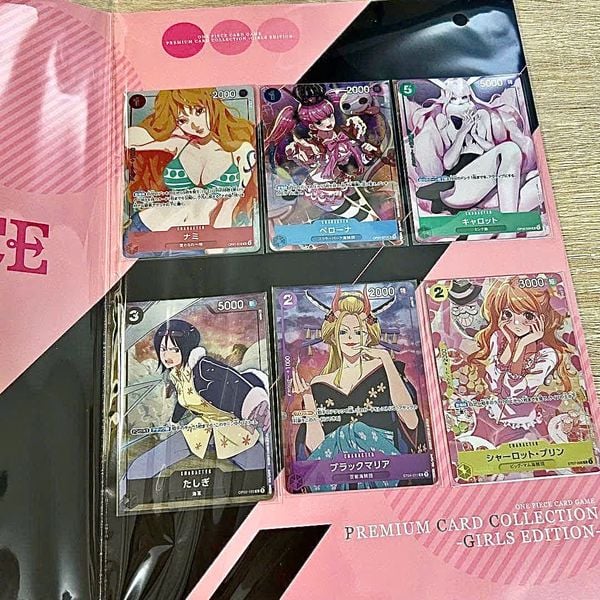 Thẻ bài One Piece Card Game Premium Card Collection Girls Edition chính hãng thú vị mua làm quà tặng fan người hâm mộ vua hải tặc