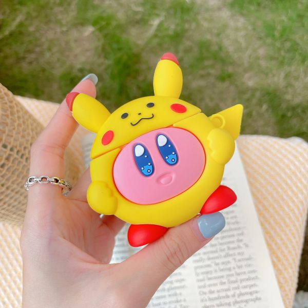 Đồ chơi công nghệ Ốp bảo vệ AirPods Kirby Pikachu chống sốc
