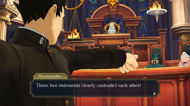đồ họa The Great Ace Attorney Chronicles đẹp mắt