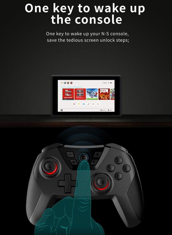 Dobe Wireless Controller Nintendo Switch PC thật