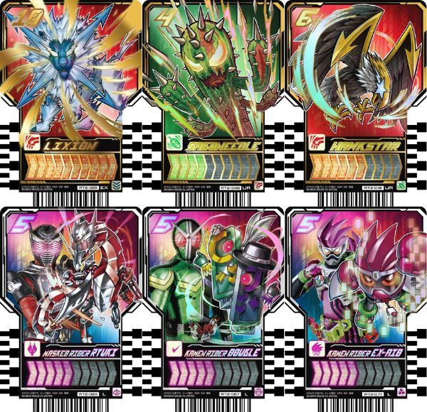 Thẻ bài Kamen Rider Gotchard Ride Chemy Trading Card Phase 02 chính hãng mở random ngẫu nhiên thú vị mua làm quà tặng fan người hâm mộ hiệp sĩ mặt nạ