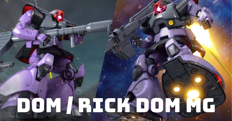 robot Dom Rick Dom mg bandai 2022