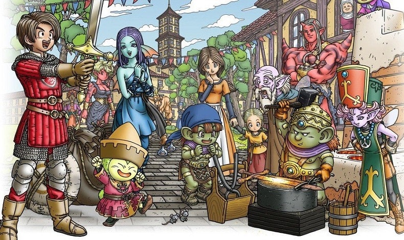 Dragon Quest X Rise of the Five Tribes Offline phát hành tại Nhật