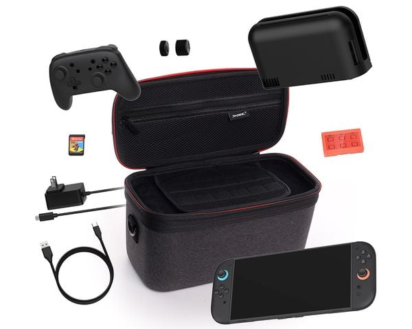 Bảo vệ máy chơi game với Vali Đựng Nintendo Switch 2 Trọn Bộ Du Lịch DOBE TNS-3175 thiết kế bền đẹp, dễ mang theo, có bán tại nShop