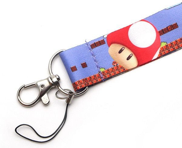 Phụ kiện gaming Dây strap đeo thẻ học sinh sinh viên Mario phong cách game