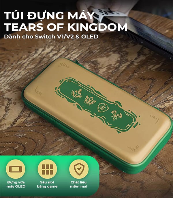 Mua case đựng máy chơi game đẹp mắt giá rẻ Zelda Tears of the Kingdom IINE L810