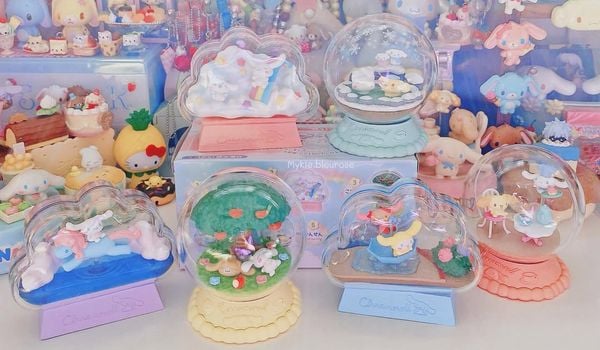 Hộp Mù Sanrio Cinnamoroll Terrarium Collection Re-Ment Blind Box 15256 chính hãng, chi tiết sắc nét, đang có tại nShop