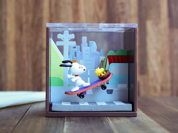 Mô hình Peanuts Snoopy Scenery Blind Box chính hãng Re-Ment mua làm quà tặng con cái người thân bạn bè gia đình đồng nghiệp