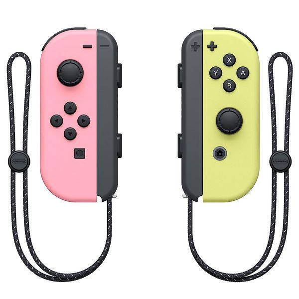review tay cầm Joy-Con Controller Set Pastel Pink Pastel Yellow Nintendo Switch