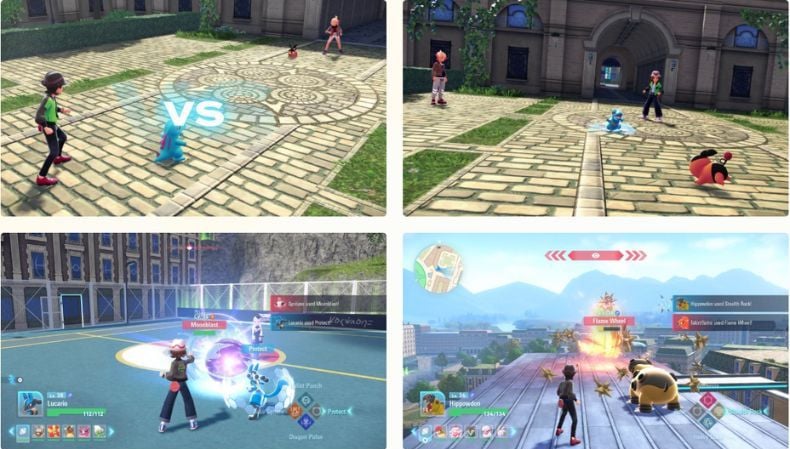 cơ chế chiến đấu trong Pokemon Legends Z-A