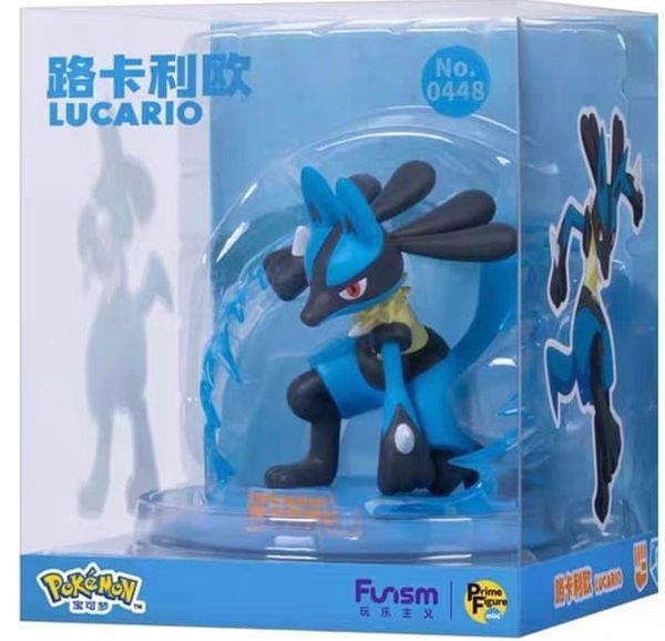 Funism Pokemon Prime Figure Mini Lucario - Mô hình chính hãng giá rẻ làm quà tặng bé nhỏ trẻ em con cái bạn bè người thân yêu sưu tầm trưng bày trang trí