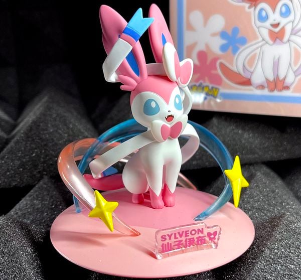 Funism Pokemon Prime Figure Mini Sylveon - Mô hình chính hãng giá rẻ làm quà tặng bé nhỏ trẻ em con cái bạn bè người thân yêu sưu tầm trưng bày trang trí
