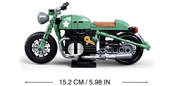 Mô hình lắp ráp khối gạch xe mô tô R75MS đồ chơi đẹp mắt chất lượng tốt giá rẻ quà tặng bé nhỏ trẻ em con cái người lớn sưu tầm trưng bày trang trí