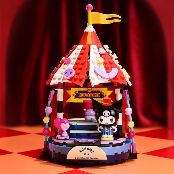 Shop bán Mô hình khối gạch Keeppley Sanrio Magic Circus Kuromi K20827 đồ chơi lắp ráp đẹp mắt chất lượng tốt giá rẻ quà tặng bé nhỏ trẻ em con cái người lớn sưu tầm trưng bày trang trí