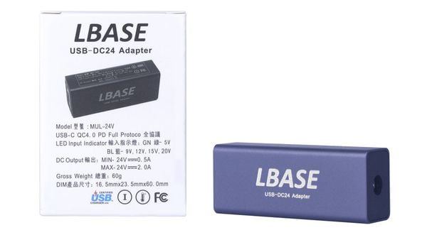 Nguồn đế đèn LED custom mô hình LBASE USB-DC24 Adapter EMUL-24V kích thước nhỏ gọn tiện lợi chất lượng tốt