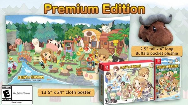 Story of Seasons Pioneers of Olive Town Nintendo Switch premium edition quà tặng