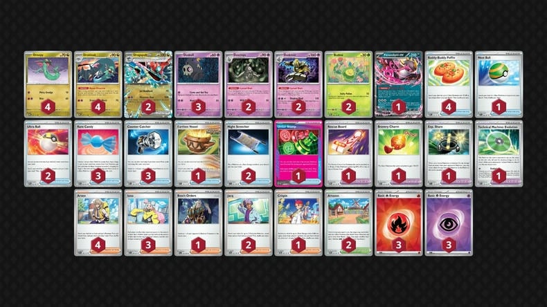 Hướng dẫn cách chơi deck Pokemon TCG Dragapult ex Dusknoir
