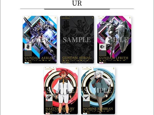 Thẻ bài Carddass Mobile Suit Gundam the Witch From Mercury Card Collection hàng thiệt chính hãng màu sắc đẹp mắt random ngẫu nhiên may mắn