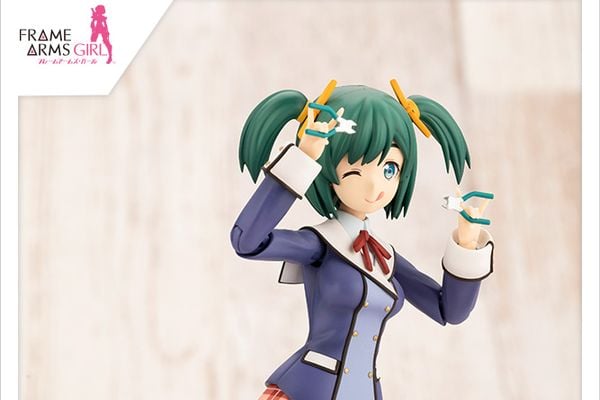 Mô hình lắp ráp Bukiko Kotobuki Wakaba Girls High School Winter Clothes Modelers Edition Kotobukiya JK038 nữ sinh dễ thương tạo dáng sinh động biểu cảm