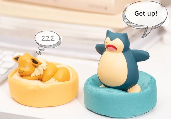 Shop bán Mô hình Pokemon Starry Dream Series màu sắc đẹp mắt giá rẻ Pikachu, Jirachi, Eevee, Komala, Snorlax, Bulbasaur đang nằm ngủ trên nệm rất dễ thương