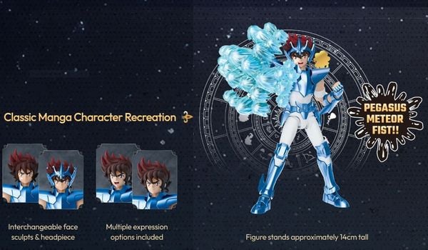 Blokees Saint Seiya Champion Class 04 Pegasus Seiya Thiên Mã 75005 lý tưởng cho fan anime yêu mô hình lắp ráp