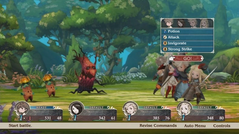 Bravely Default: Flying Fairy HD Remaster, Hệ thống chiến đấu hiện đại hóa