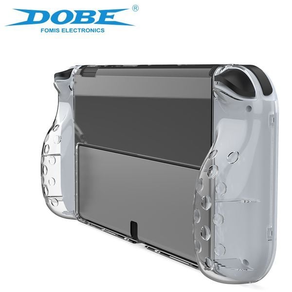 mua bán case ốp trong suốt DOBE có grip cho Nintendo Switch OLED TNS-1173 ở Việt Nam