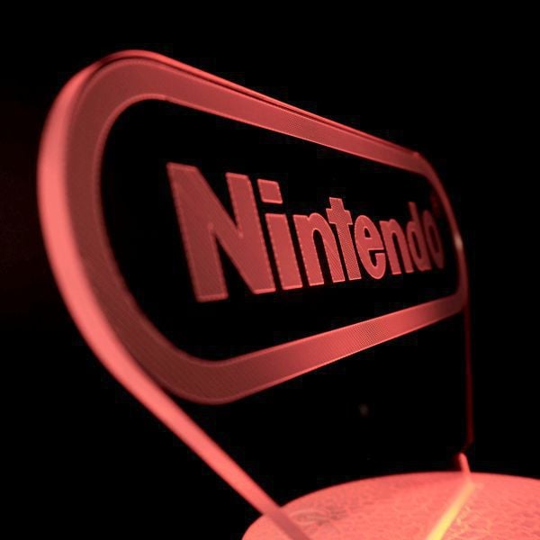 Phụ kiện gaming Đèn LED 3D RGB trang trí bàn Gaming Nintendo tặng kèm remote