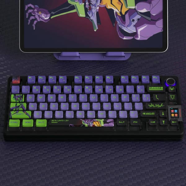 Shop chuyên gaming gear bán Bộ Keycap OEM PBT Evangelion Unit-01 122 nút giá rẻ