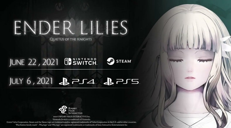 ENDER LILIES Quietus of the Knights ps4 ps5 xbox