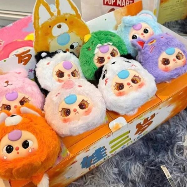 Hộp Mù Baby Three V1 First Generation Plush RB04 mang đến mô hình búp bê xinh xắn, phù hợp sưu tầm