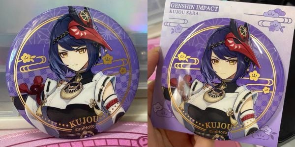 Huy Hiệu Genshin Impact Inazuma NG06 Món quà tuyệt vời cho game thủ và fan anime