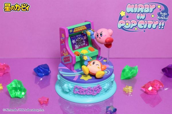 Hộp Mù Kirby in Pop City Re-Ment Blind Box 20859 bộ sưu tập mô hình siêu xinh, chính hãng tại nShop