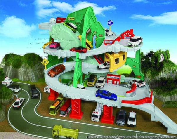 Bộ đồ chơi Tomica World Adventure Mountain Driving - Go Through the Tunnel! Drive up the Mountain