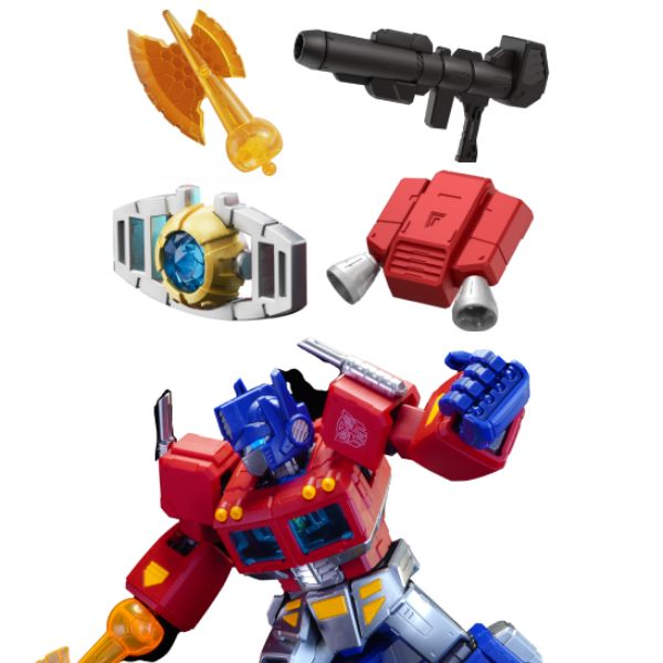 Trải nghiệm lắp ráp chuyên nghiệp với mô hình Transformers Model Kit AE01 - G1 Optimus Prime 18cm Luminous Eyes Blokees 71156