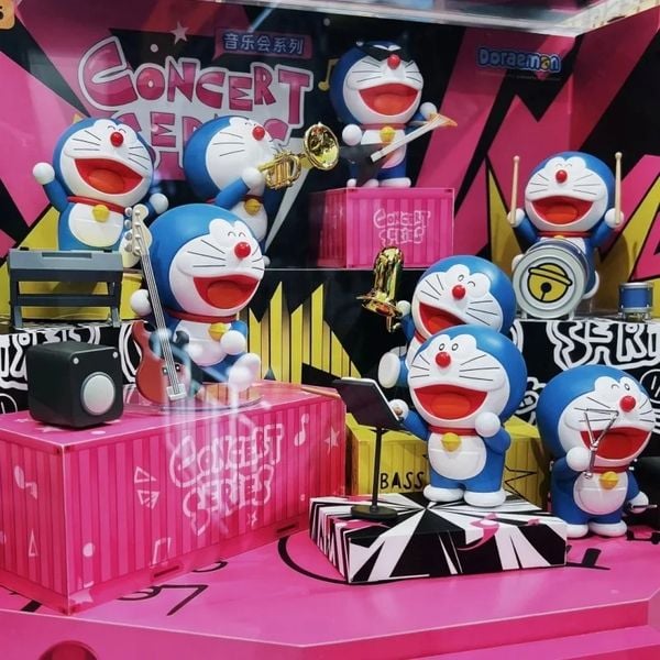 Hộp mù Doraemon Concert Series Blindbox 52TOYS mở ra mô hình đẹp mắt, chính hãng tại nShop