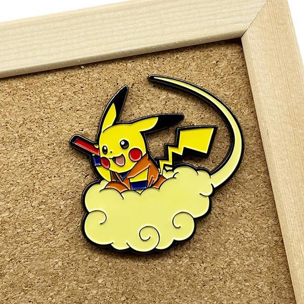Huy hiệu pin kim loại Pokemon Pikachu Goku đánh dấu áo khoác balo túi đồ đạc