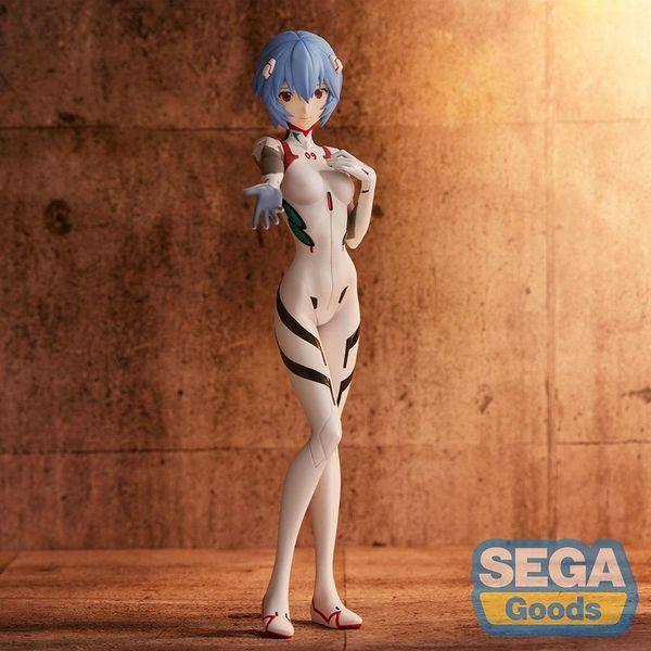 review Rei Ayanami Hand Over Momentary White Evangelion SPM Figure Sega